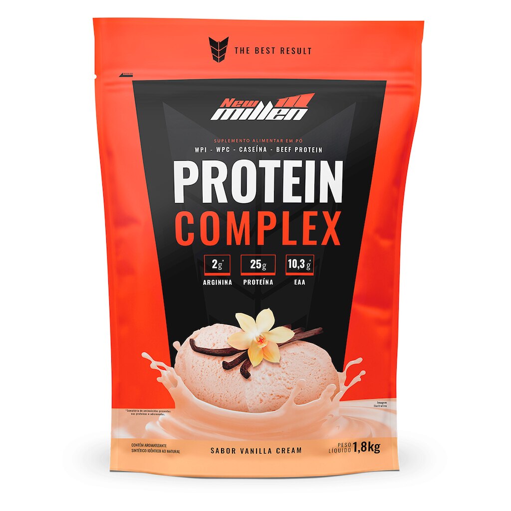 Protein Complex Stand Pouche New Millen Refil - 1.8Kg