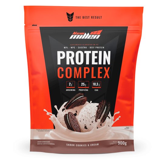 Protein Complex Stand Pouche New Millen Refil - 900g Menor preço em Protein Complex Stand Pouche New Millen Refil - 900g