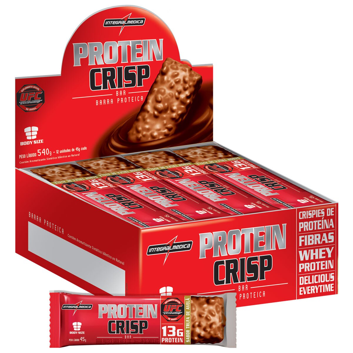 Protein Crisp Bar 12 barras - IntegralMédica é ruim? Protein Crisp Bar 12 barras - IntegralMédica é boa?