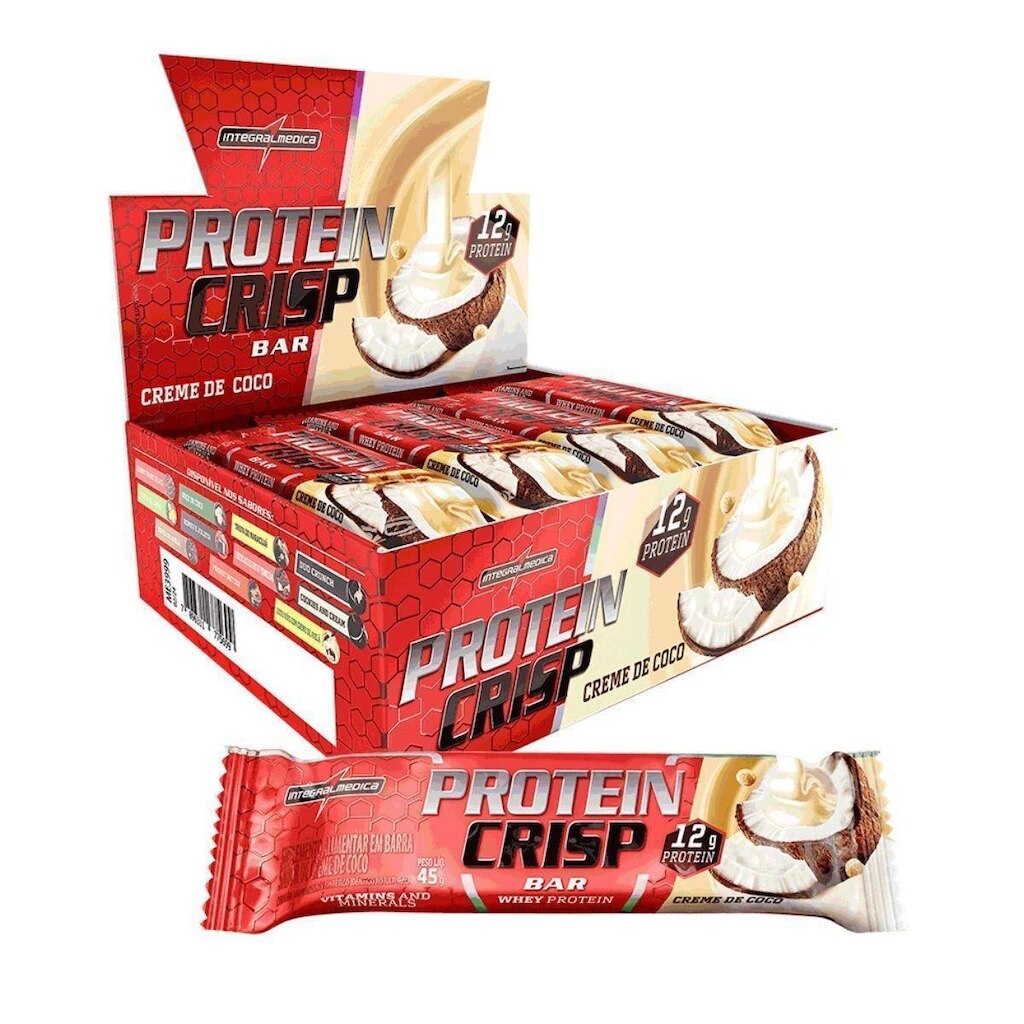 Protein Crisp Bar Cx 12un - Integralmedica