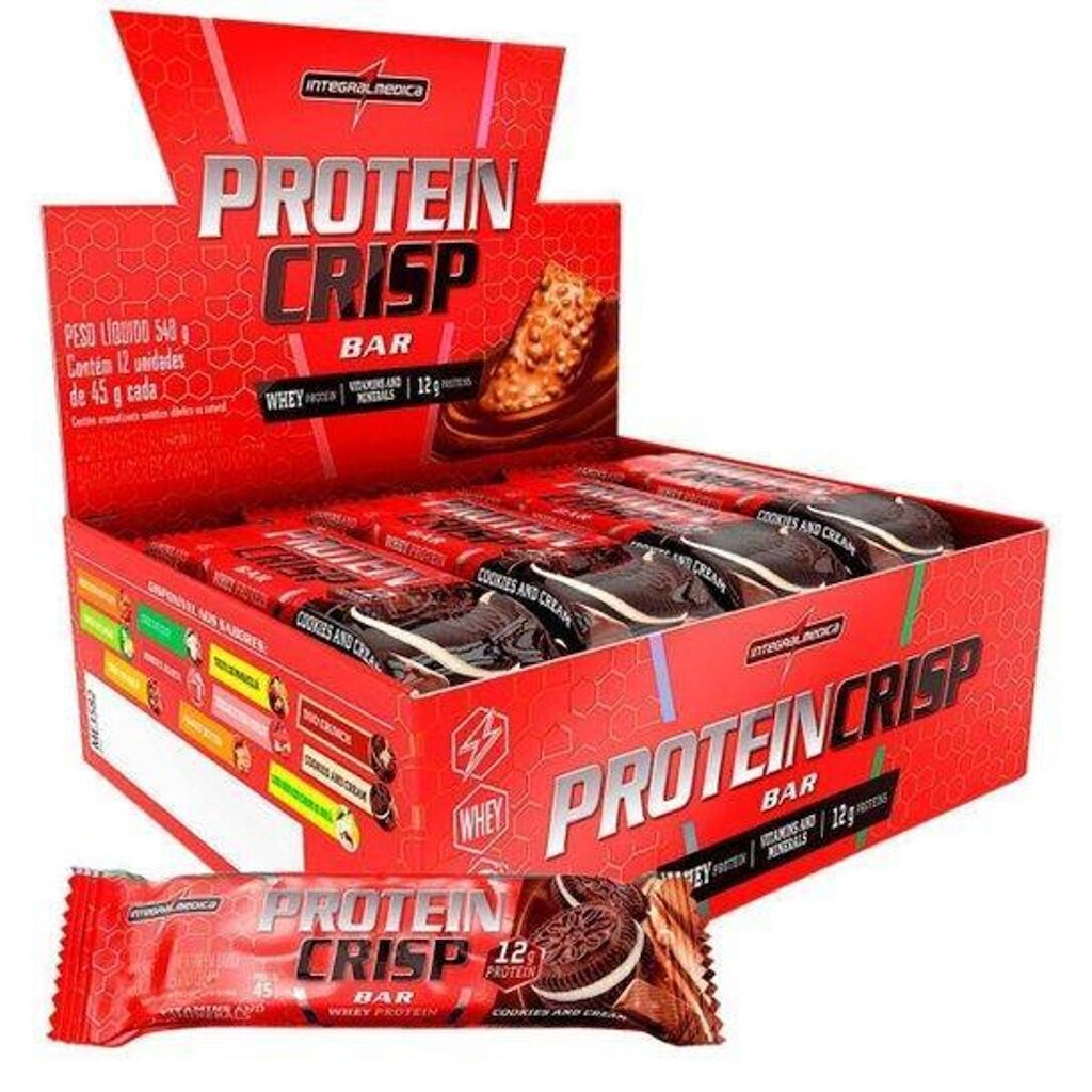 Protein Crisp Bar Cx 12un - Integralmedica