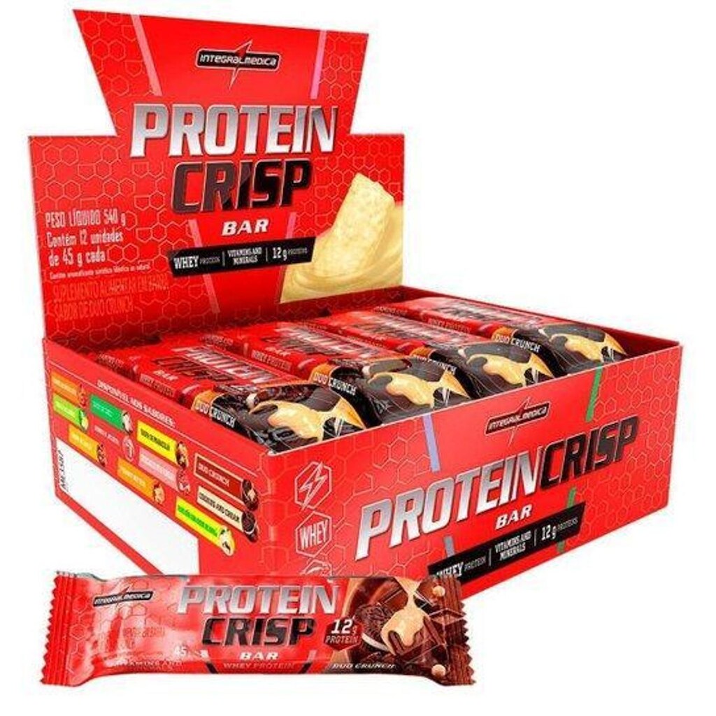 Protein Crisp Bar Cx 12un - Integralmedica