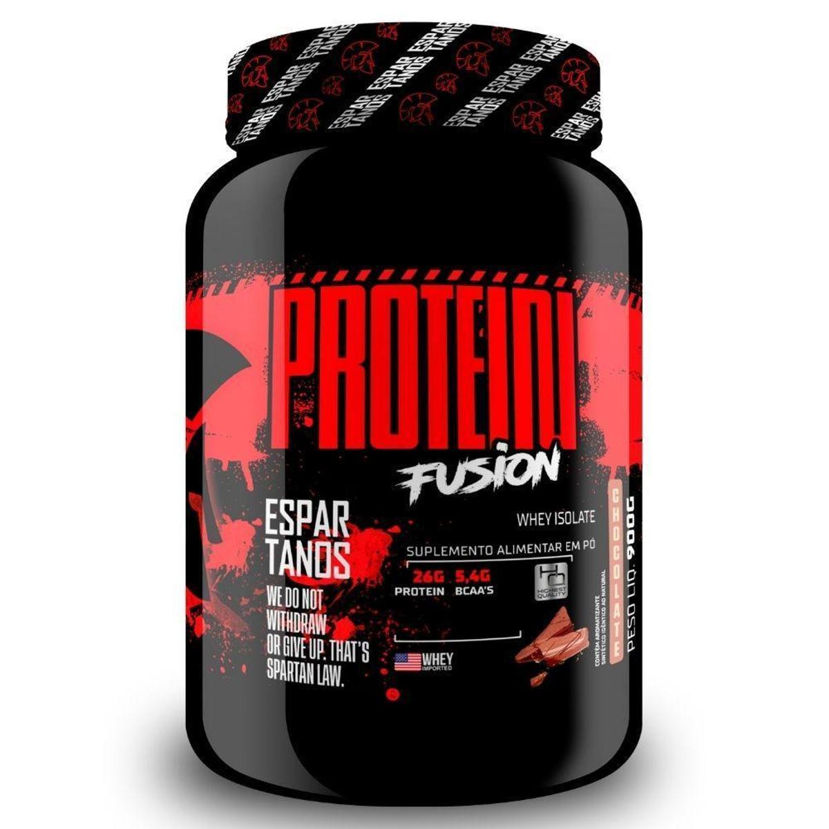 Protein Fusion Whey Isolate 1,8Kg - Espartanos Nutrition Menor preço em Protein Fusion Whey Isolate 1,8Kg - Espartanos Nutrition