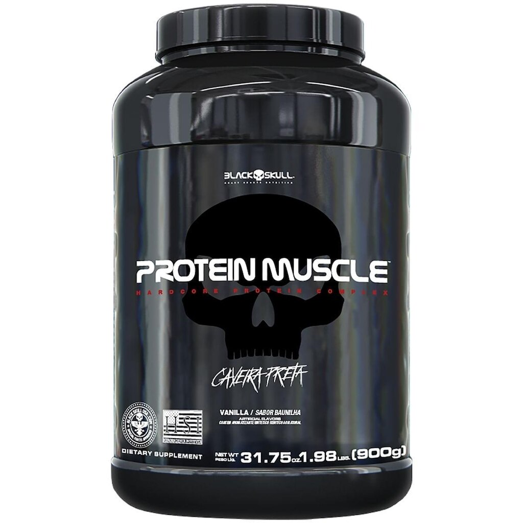 Protein Muscle - Blend Proteínas - 900G - Black Skull