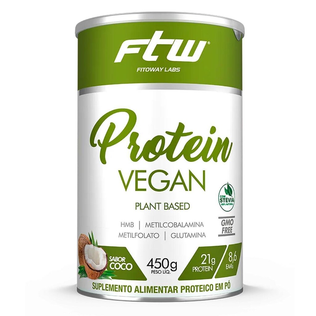 PROTEIN VEGAN 450 G - FITOWAY (COCO)