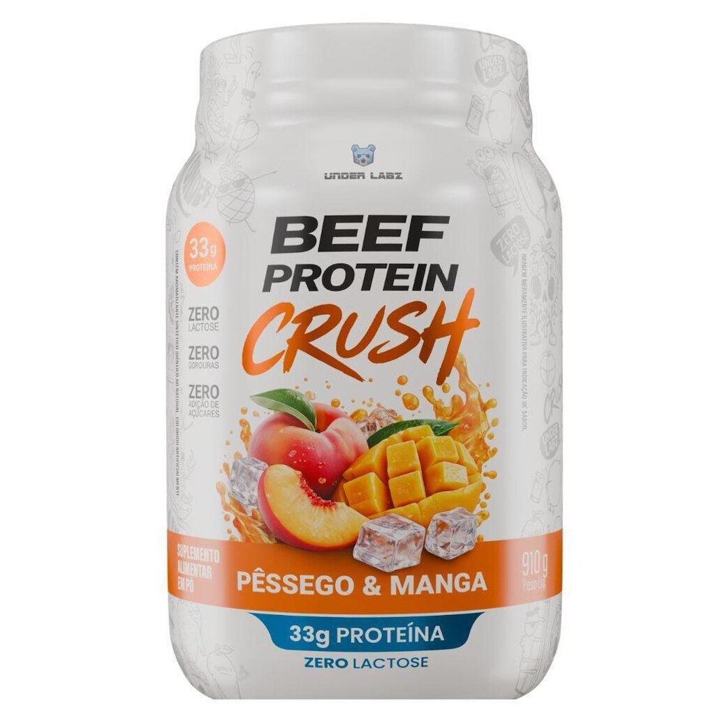 Proteina Carne Isolada Pessego Manga 910g - Under Labz