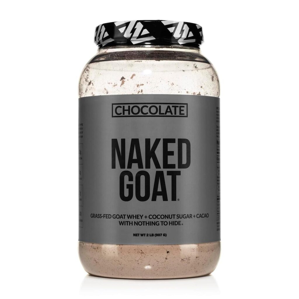 Proteína de soro de leite de cabra em pó NAKED Goat 907g, livre de transgênicos, sem soja