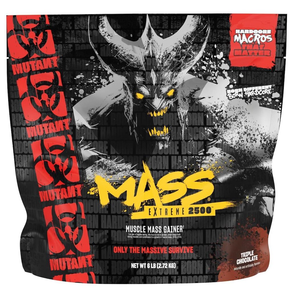 Proteína de soro de leite Gainer Mutant Mass Extreme 2500 2,7 kg Triple Choco