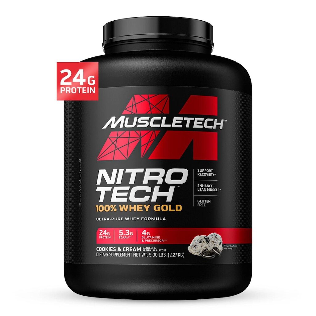 Proteína em pó MuscleTech Nitro-Tech Whey Gold 2,27 kg