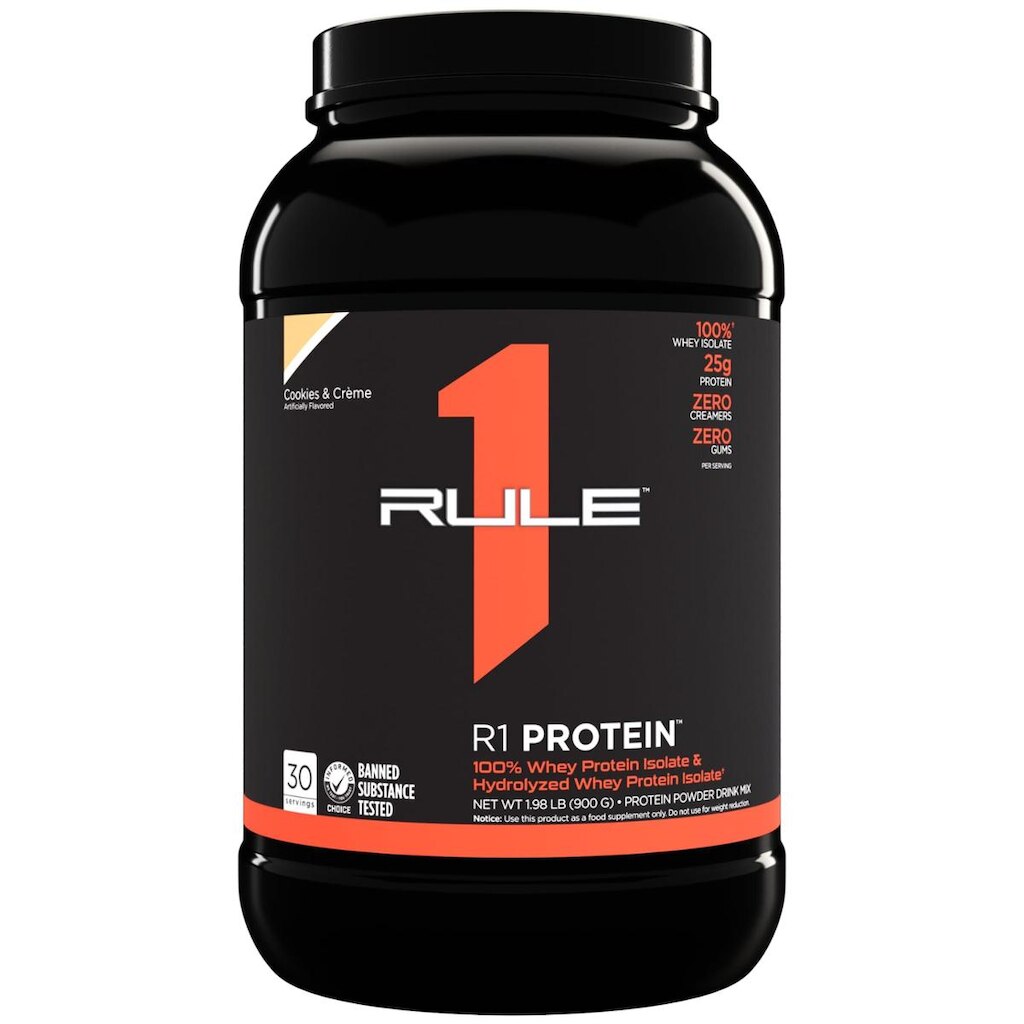 Proteína em pó Rule One Proteins R1 Protein 907g de biscoitos e cremes