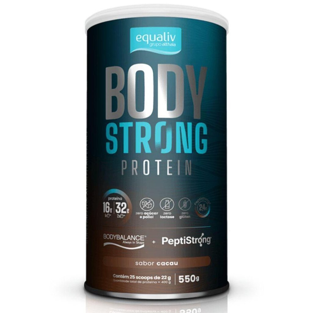 Proteina Isolada Body Strong Protein 550g Cacau - Equaliv