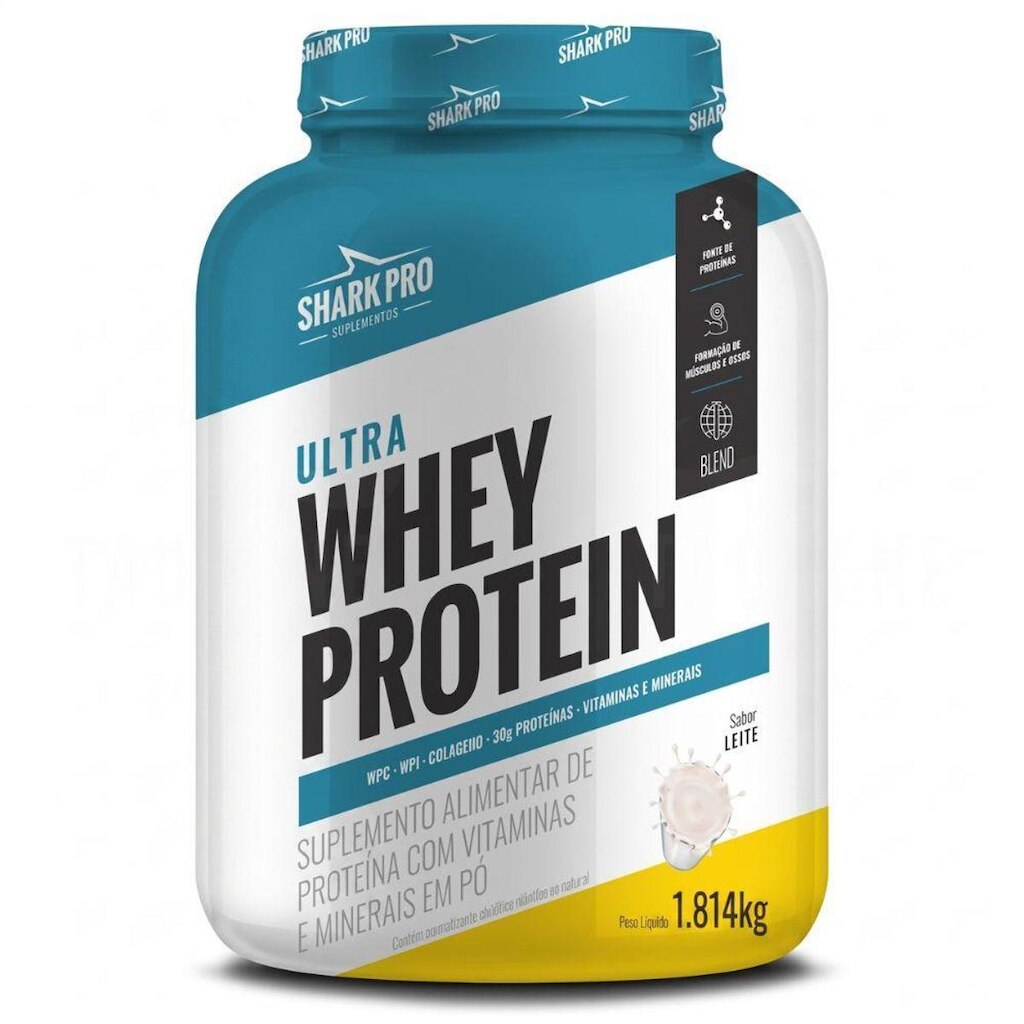 Proteina Isolada Concentrada Leite 1.8kg - Shark Pro