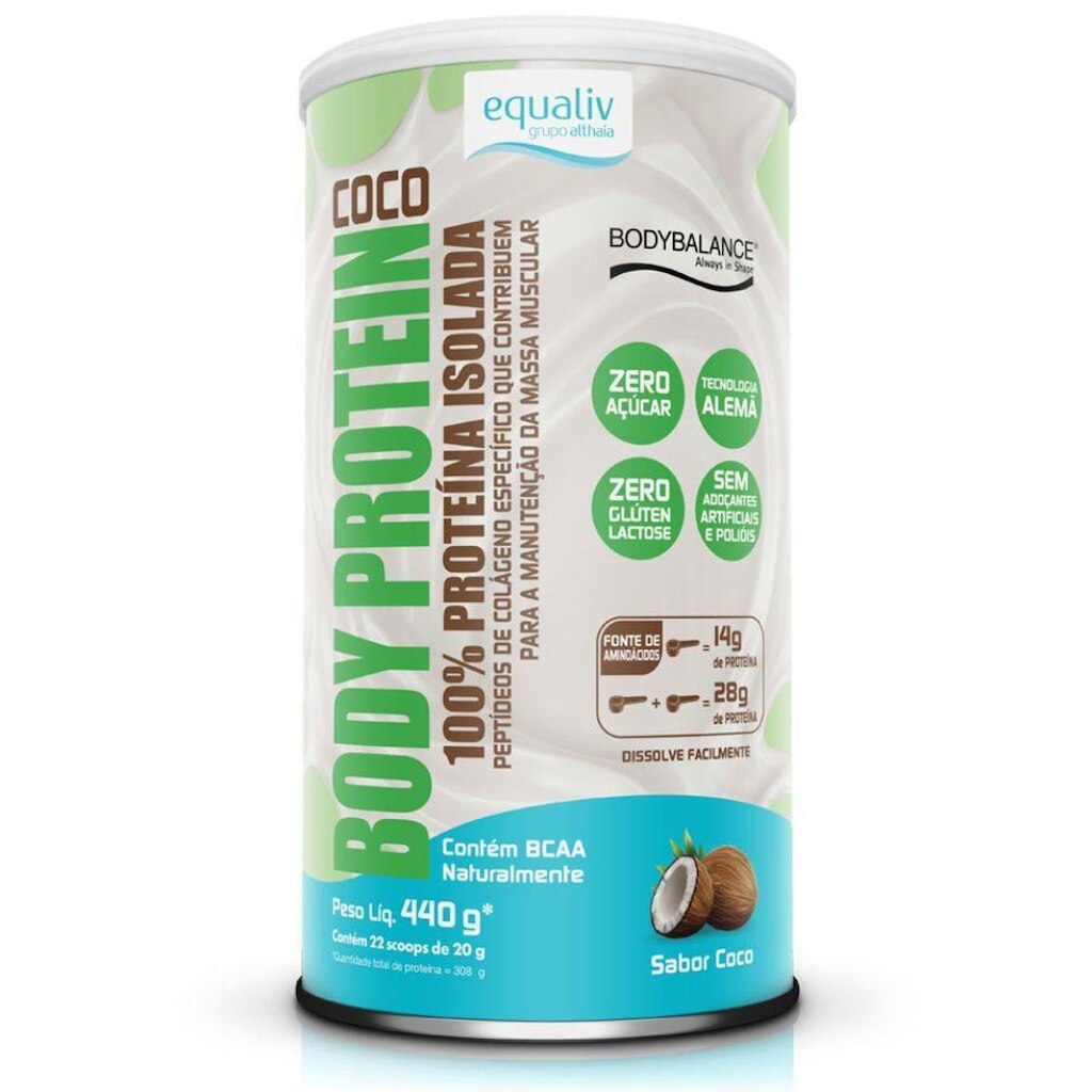 Proteina Isolada Sem Lactose Coco 440g - Equaliv