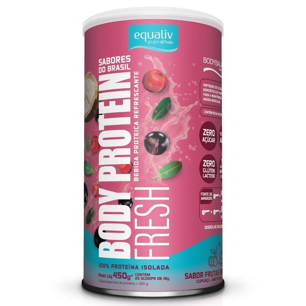 Proteina Isolada Sem Lactose Fresh 450g - Equaliv