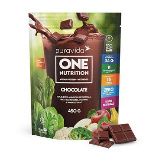 Proteína Vegana Chocolate - Puravida 450g