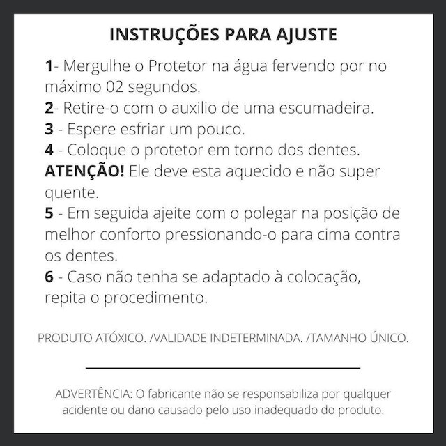 Protetor Bucal Básico Simples Moldável Spank - Azul