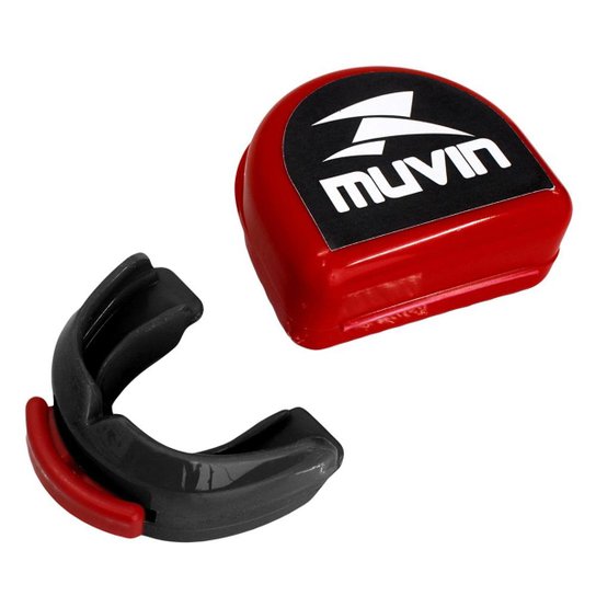 Protetor Bucal Duplo Profissional Muvin – Moldável – Proteção – Com Estojo – Artes Marciais - Boxe - Preto Menor preço em Protetor Bucal Duplo Profissional Muvin – Moldável – Proteção – Com Estojo – Artes Marciais - Boxe - Preto
