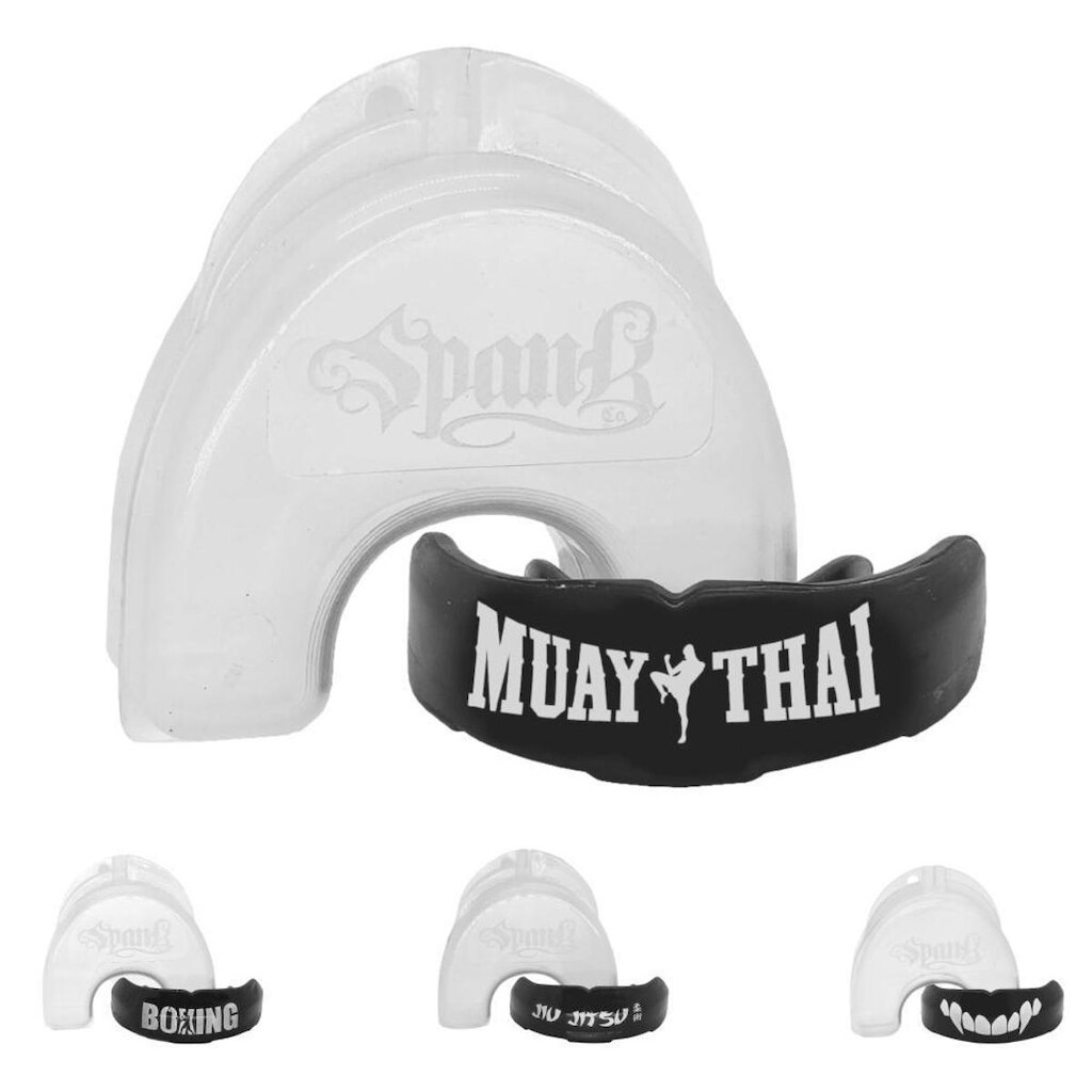 Protetor Bucal Muaythai Jiu Jitsu Boxe Vampiro Com Estojo - Spank