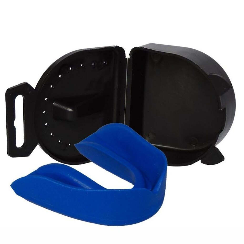 Protetor Bucal Simples Moldável C/ Estojo P/ Muay Thai, Boxe, Mma
