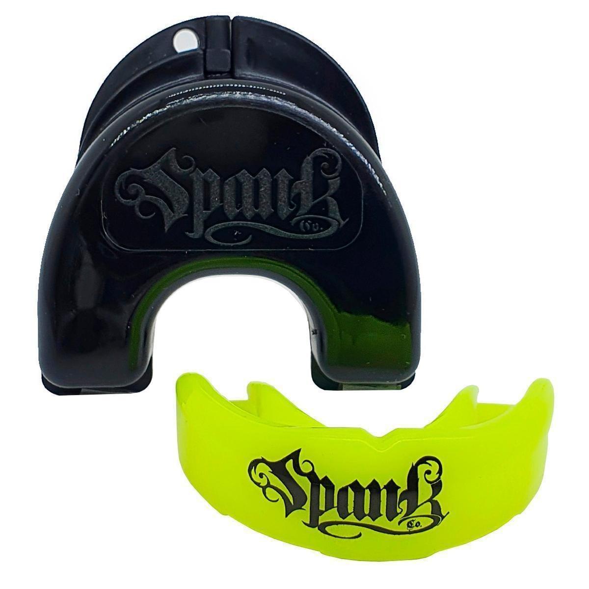 Protetor Bucal Superior Profissional Spank - Amarelo Menor preço em Protetor Bucal Superior Profissional Spank - Amarelo
