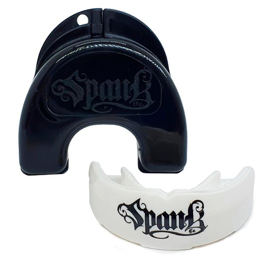 Protetor Bucal Superior Profissional Spank - Branco - Branco Menor preço em Protetor Bucal Superior Profissional Spank - Branco - Branco