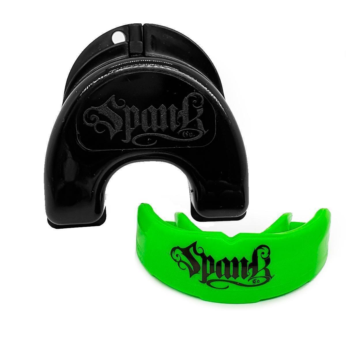 Protetor Bucal Superior Profissional Spank - Verde Menor preço em Protetor Bucal Superior Profissional Spank - Verde