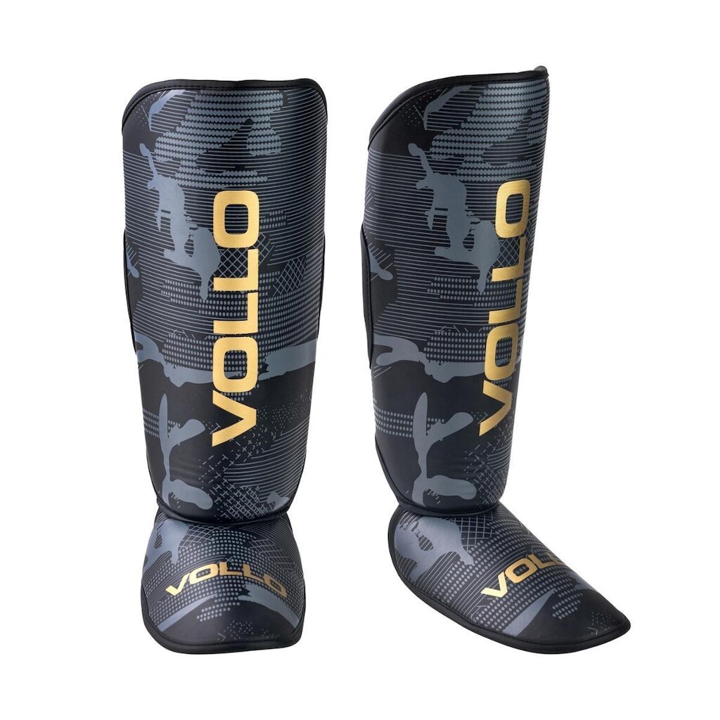 Protetor de Canela Caneleira Muay Thai Kickboxing P/M Vollo