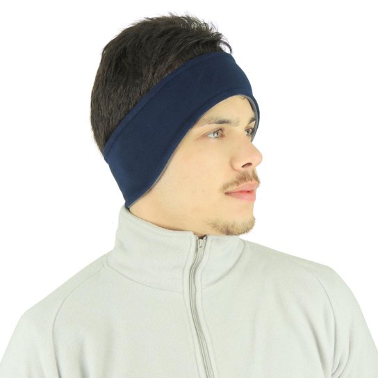 Protetor De Orelha Headband Dupla Face Thermo Fleece Marinho Cinza Netshoes Protetor De Orelha Headband Dupla Face Thermo Fleece Marinho Cinza Netshoes