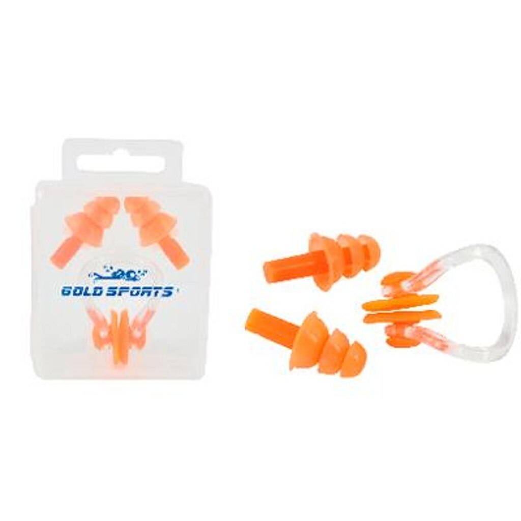 Protetor De Ouvido Nasal E Anatômico Gold Sports