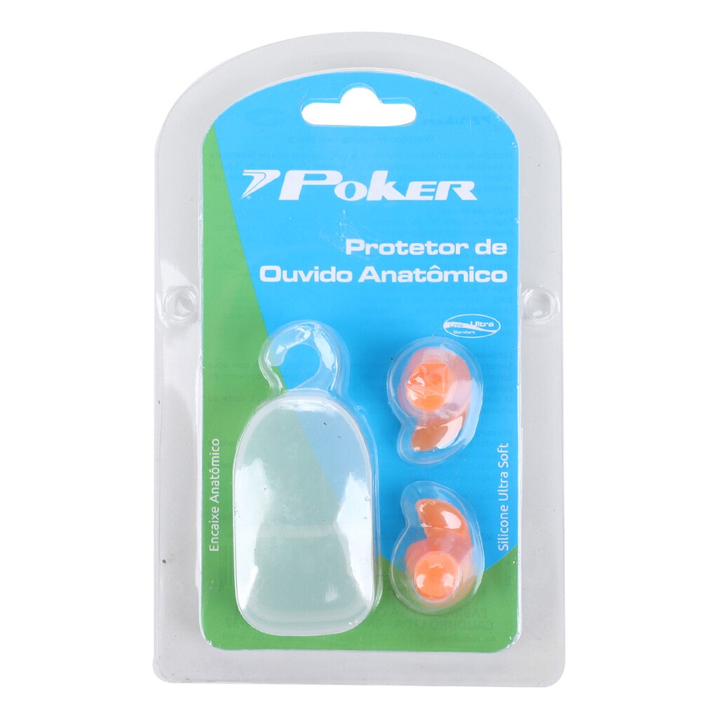 Protetor de Ouvido Poker Silicone Anatômico