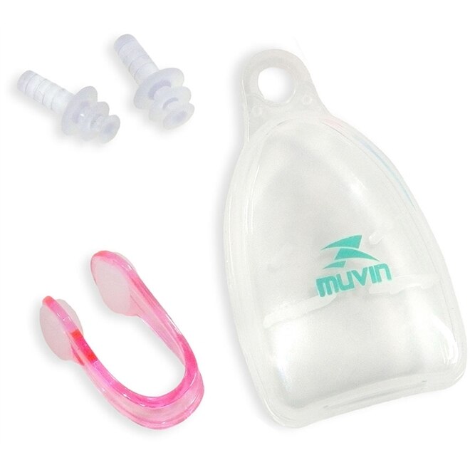 Protetor Nasal E De Ouvido - Muvin - Pink
