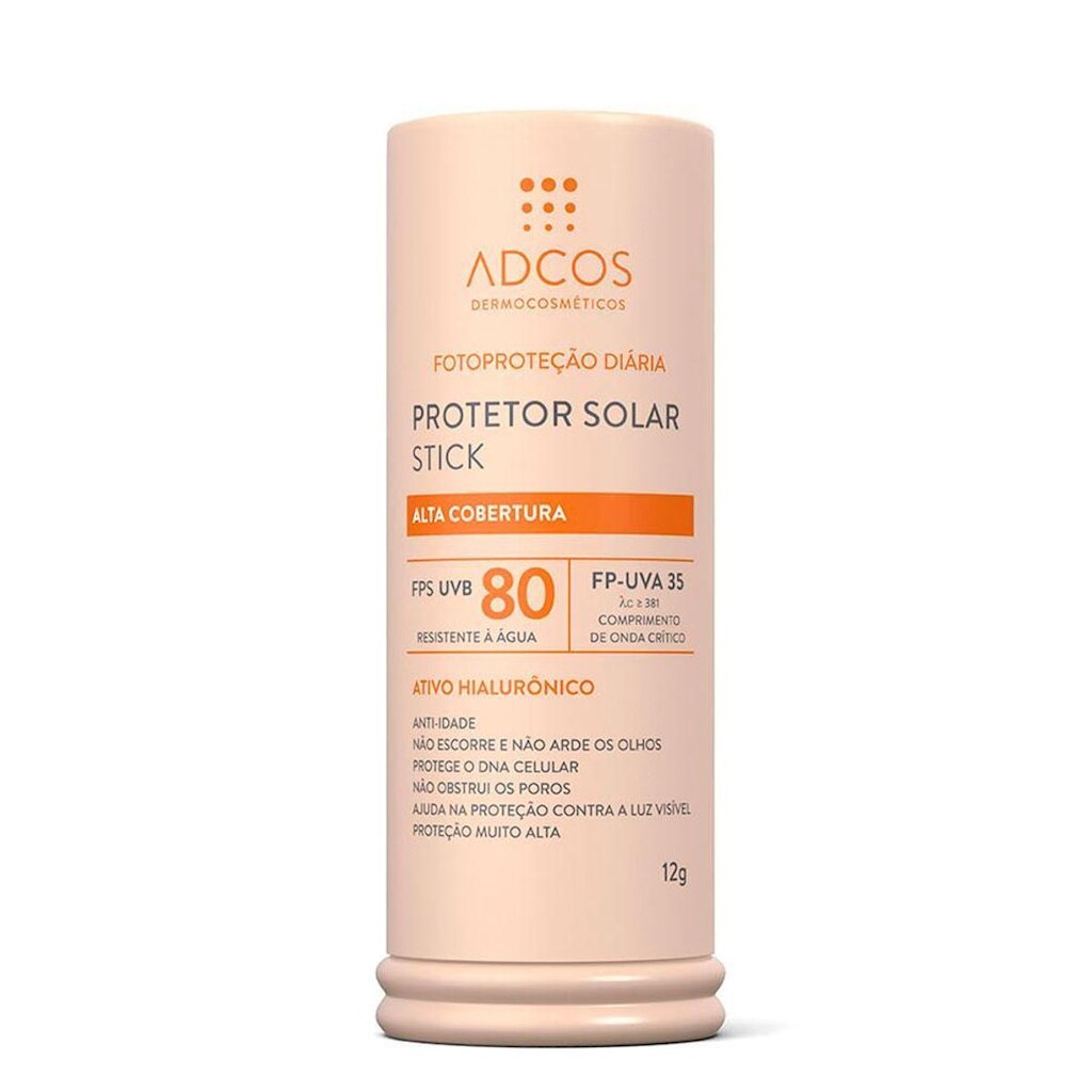 Protetor Solar Adcos Stick FPS 80 Nude