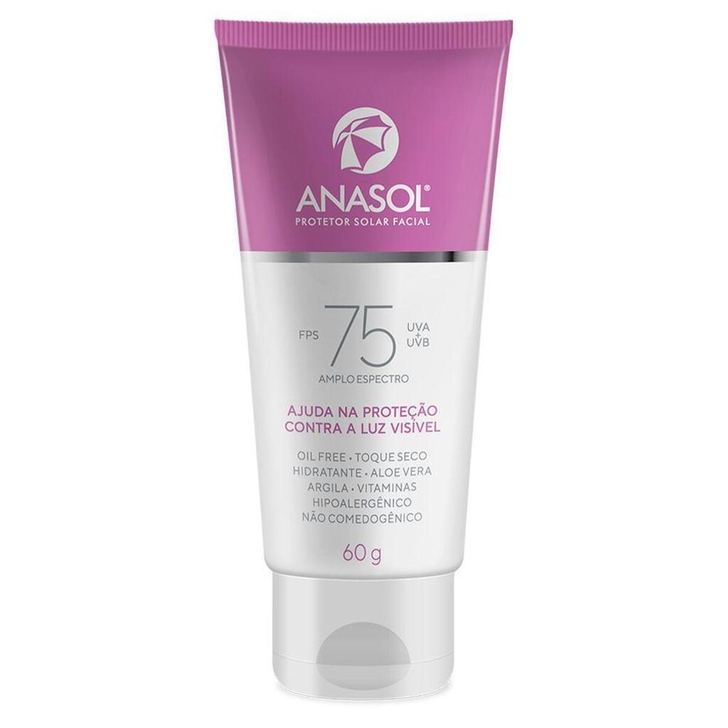 Protetor Solar Facial Anasol – Protetor Solar Facial FPS 75 60g