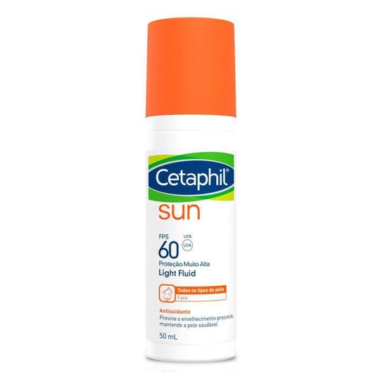 Protetor Solar Facial Cetaphil – Sun Light FPS60 Sem Cor 50ml - Incolor