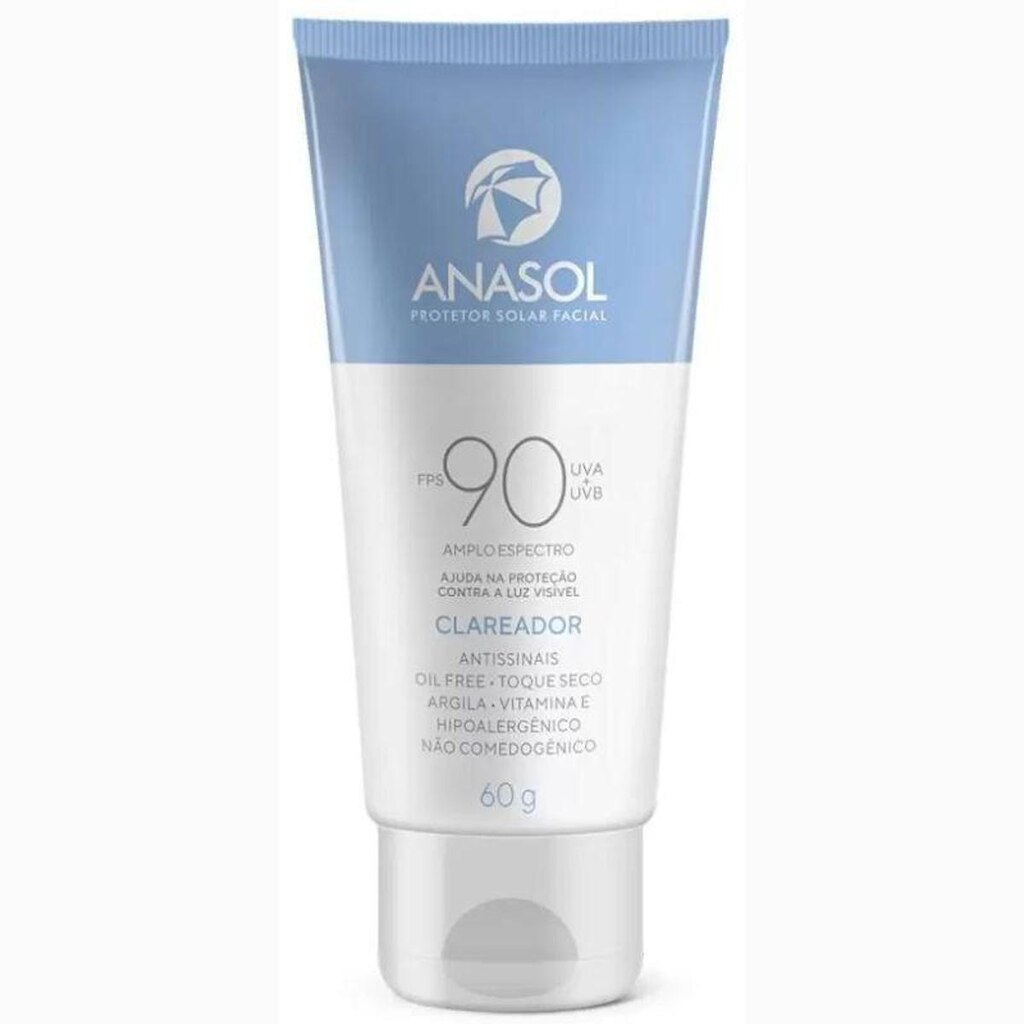 Protetor Solar Facial Clareador FPS 90 60g -