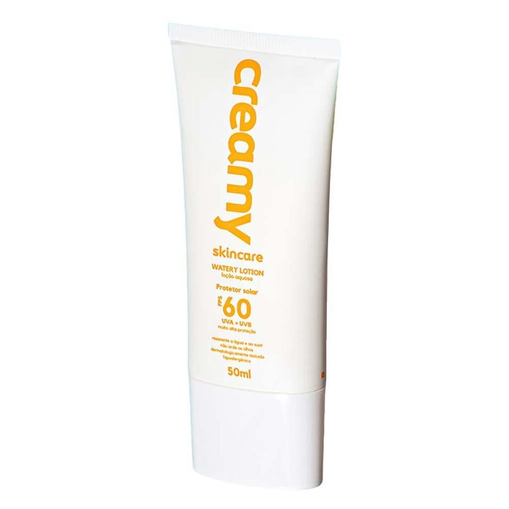 Protetor Solar Facial Creamy - Watery Lotion FPS60 50ml
