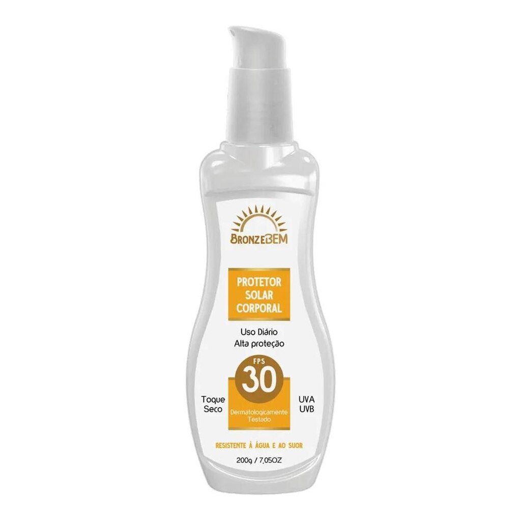 Protetor Solar Fps 30 200g Bronze Bem