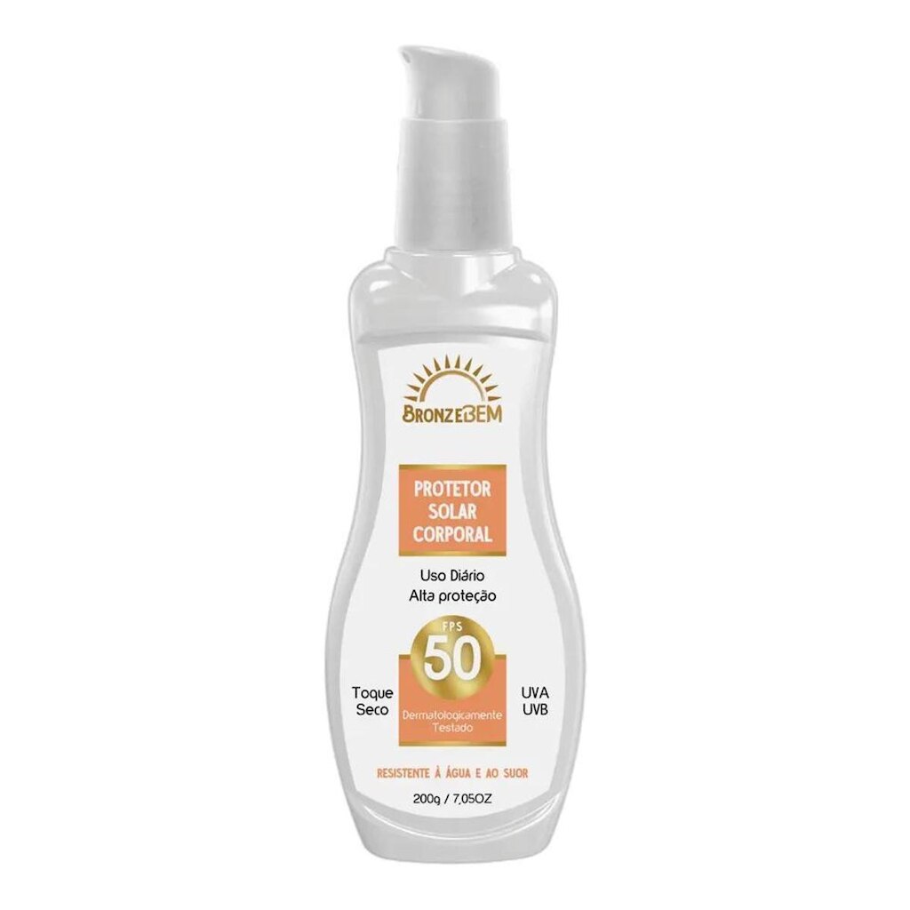 Protetor Solar FPS 50 200g Bronze Bem