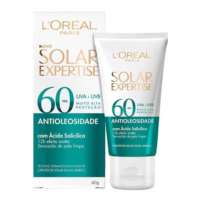 Protetor Solar L’Oréal Paris Solar Expertise Antioleosidade FPS60 40g