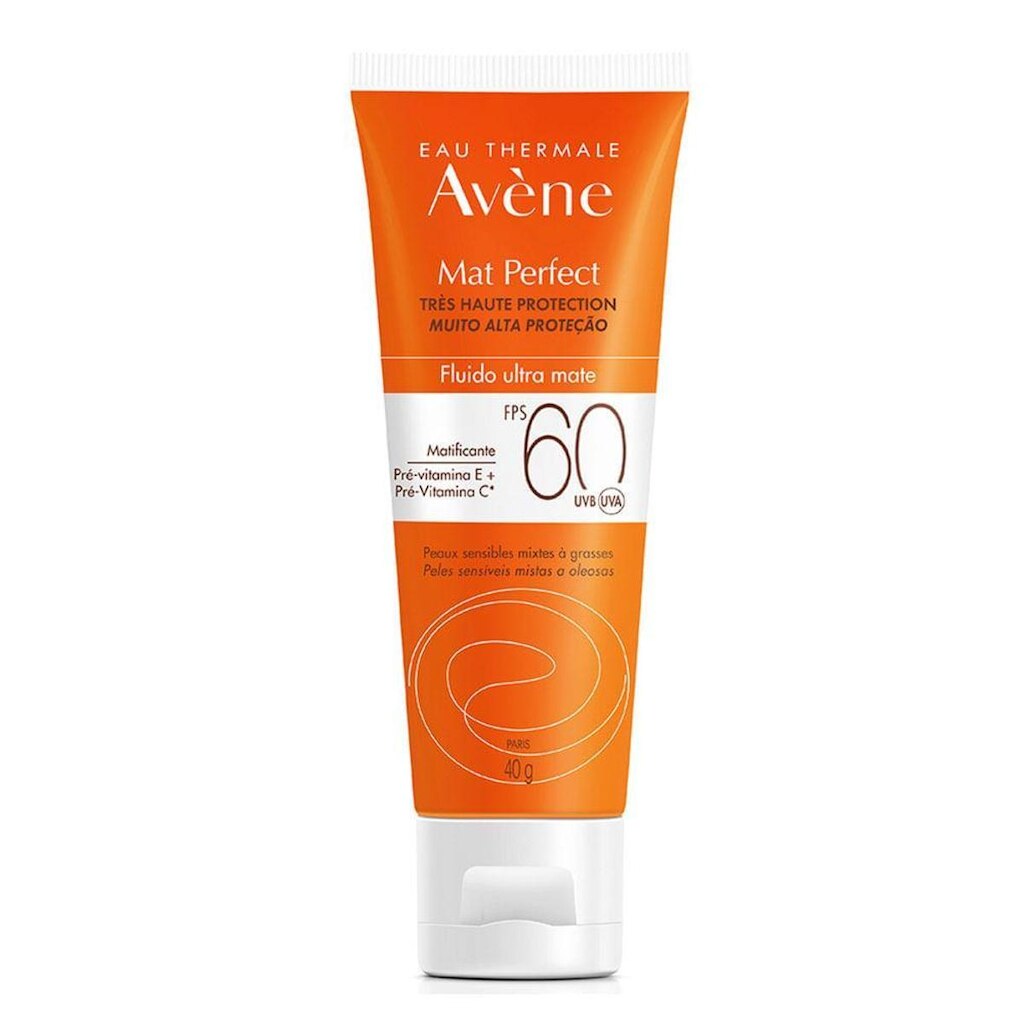 Protetor Solar Mat Perfect Sem Cor FPS60 - Avène 40g