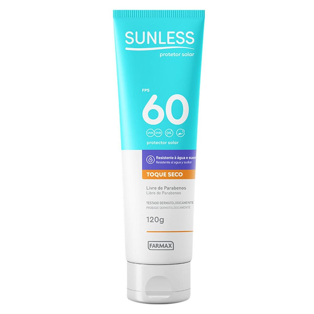 Protetor Solar Sunless - Toque Seco FPS 60 120g