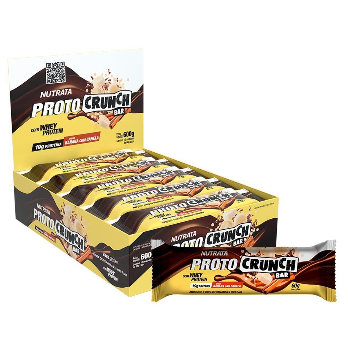 PROTO CRUNCH BAR 10 BARRAS 60G NUTRATA
