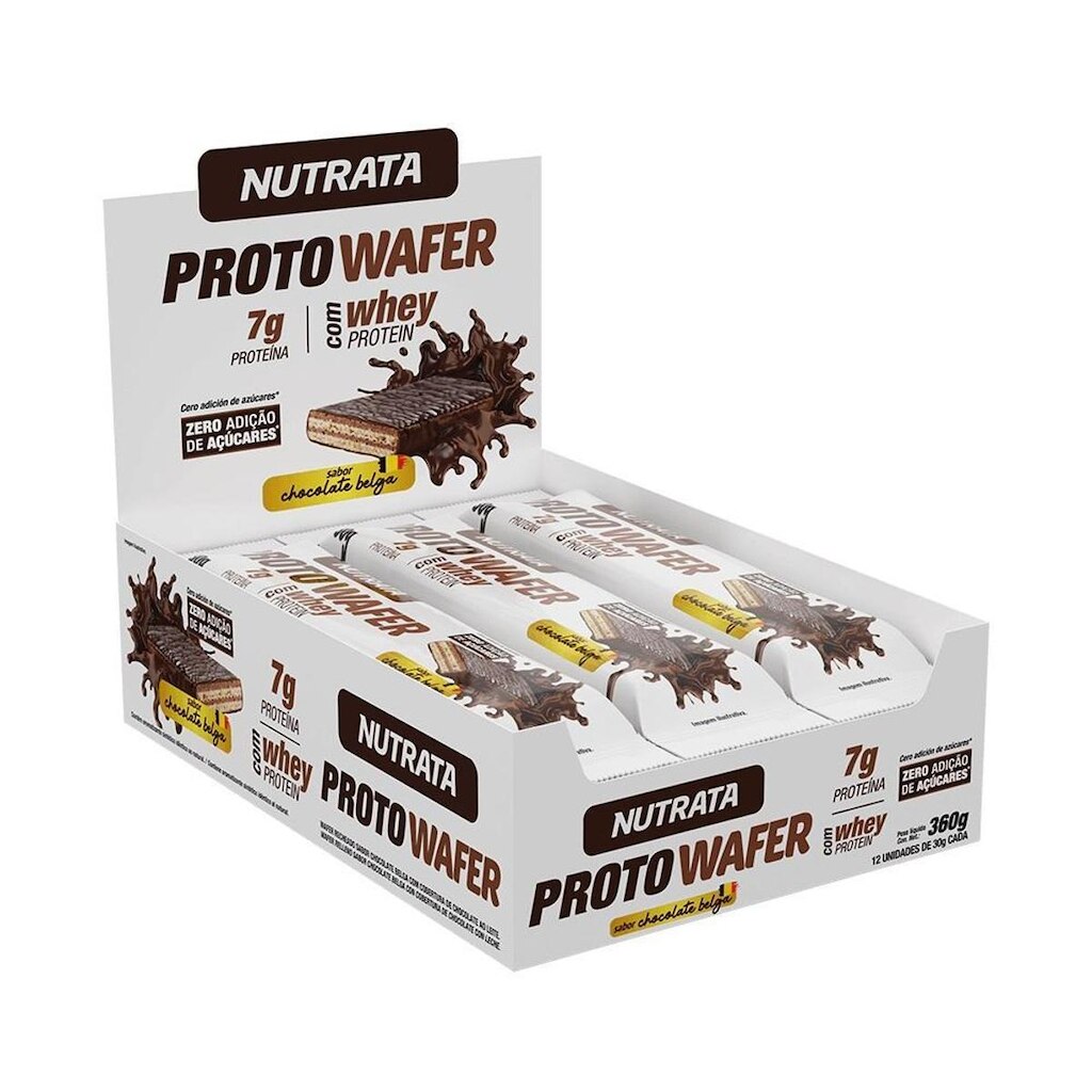 Proto Wafer Chocolate - Nutrata 12 un.