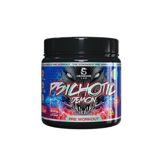 Psichotic Demon Black 300g Fruit Punch Demons Lab Menor preço em Psichotic Demon Black 300g Fruit Punch Demons Lab