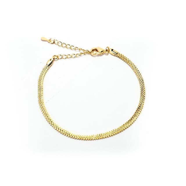 Pulseira Bracelete Feminino Banhado a Ouro