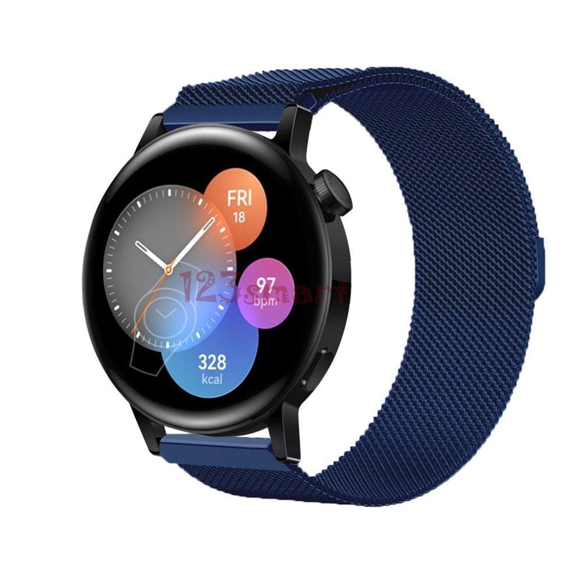 pulseira milanese azul