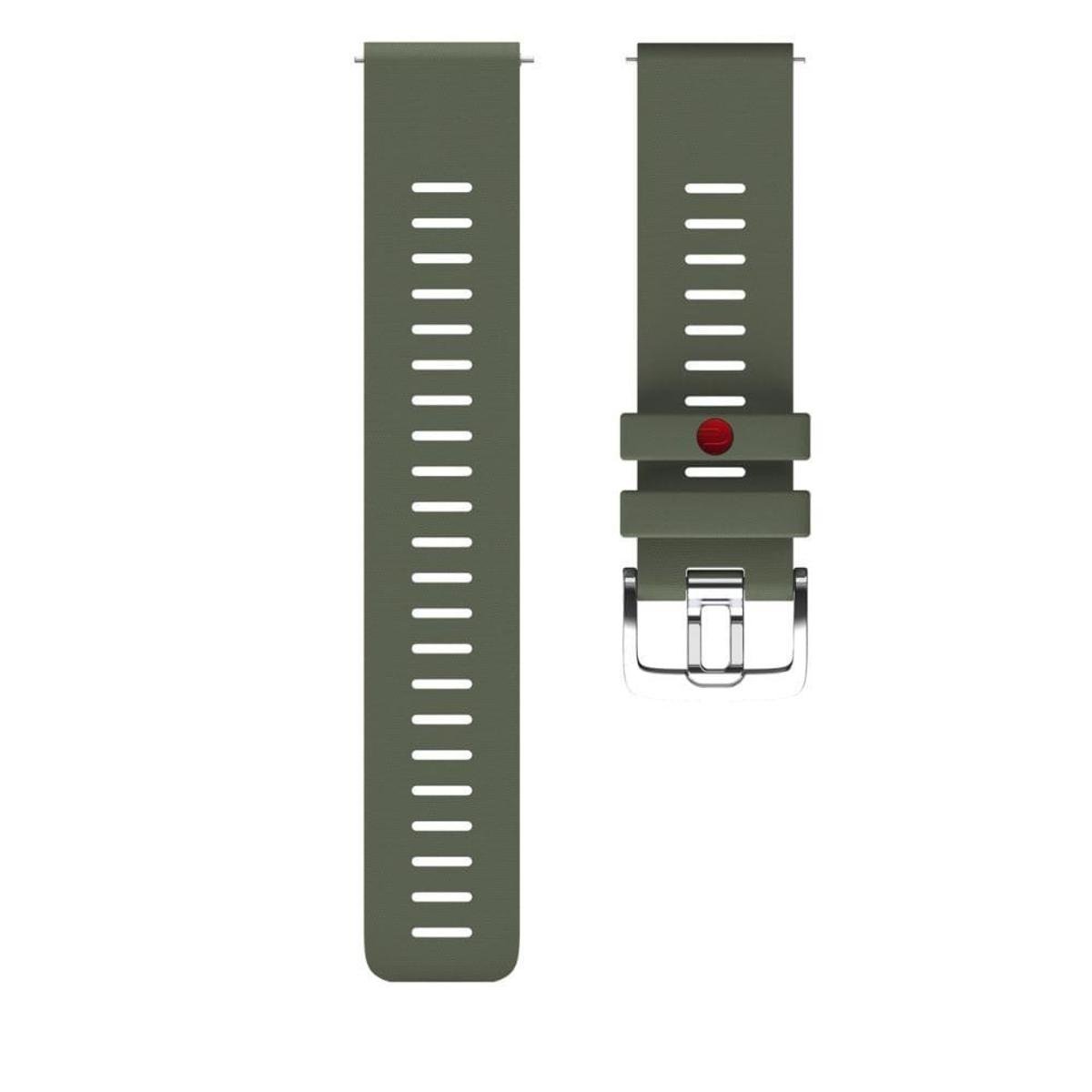 Pulseira De Silicone 22Mm Verde M/G Única Polar Menor preço em Pulseira De Silicone 22Mm Verde M/G Única Polar