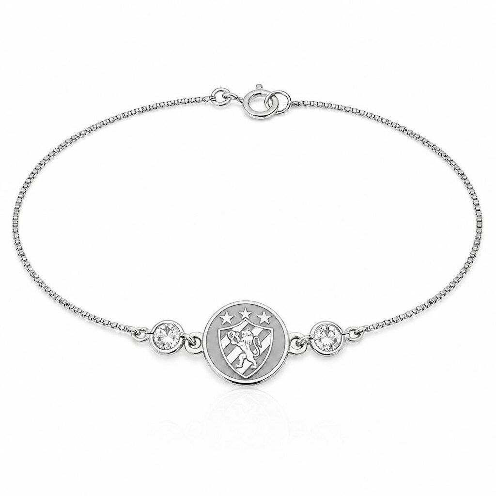 PULSEIRA ESCUDO E ZIRCÔNIAS SPORT