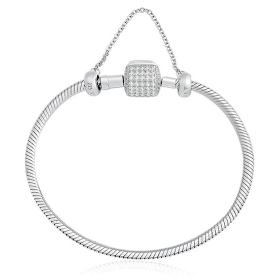 Pulseira Life Sua História Fecho Brilhante - Prata Menor preço em Pulseira Life Sua História Fecho Brilhante - Prata