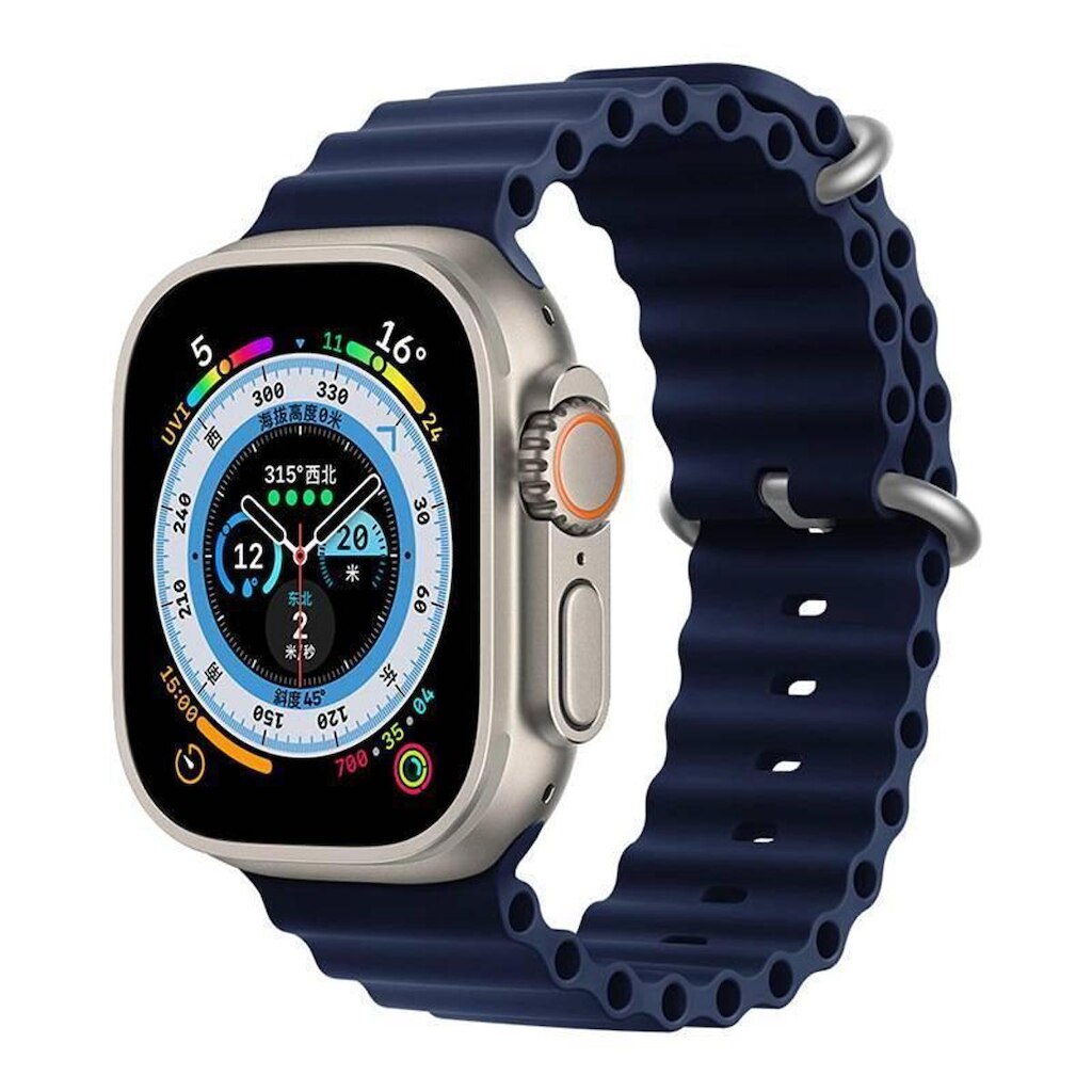 Pulseira Ocean Ondulada para Smartwatch Ultra Watch